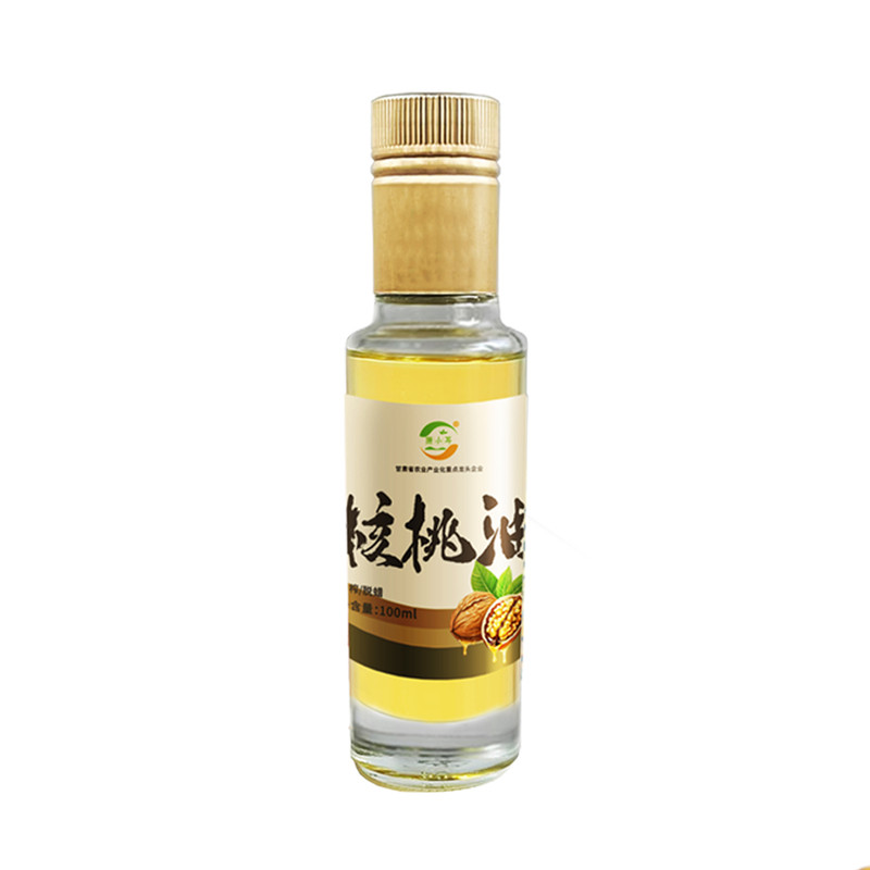 康小耳核桃油即食油甘肃陇南特产冷榨核桃油食用油热炒凉拌油
