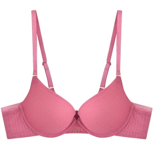 商场同款MYBODY文胸女生时尚光面胸罩大胸显小中厚钢圈防下垂内衣