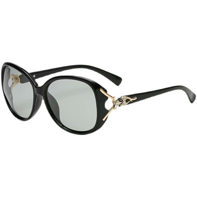 日夜两用太阳镜大脸变色女