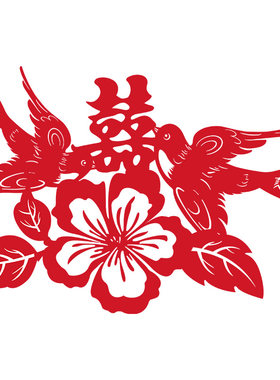 窗帘装饰婚房布置喜鹊结婚绑带
