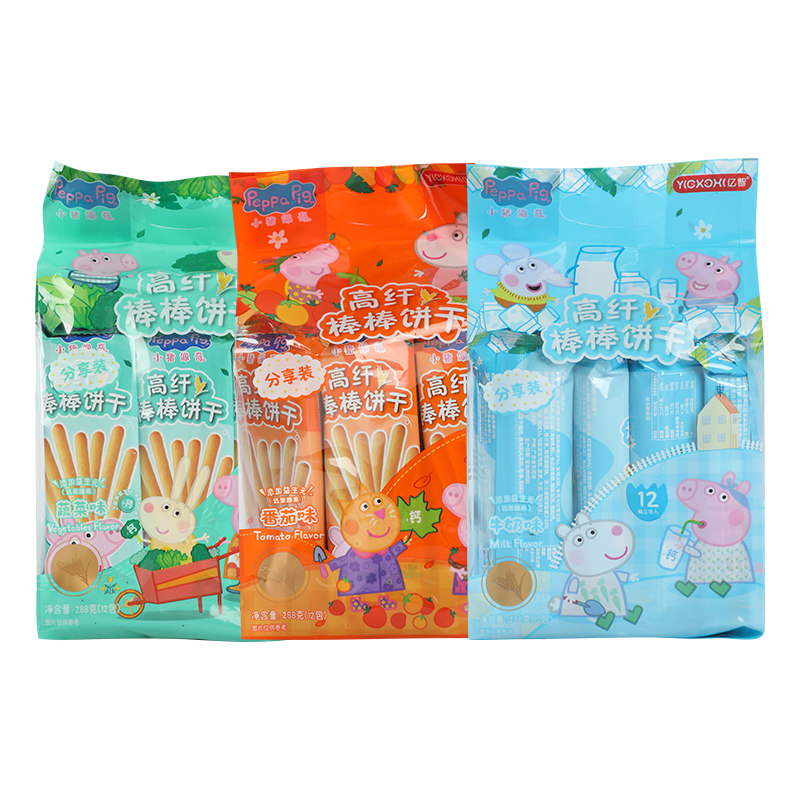 亿智多口味高钙棒棒饼干送赠品