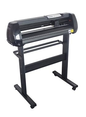 黑色刻字印机带支架贴纸不干胶切割机自动文字图案刻绘图仪刻字机