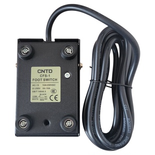 CNTD昌得CFS-1脚踏开关10A250VAC-1A1B 一开一闭 多种线长可选
