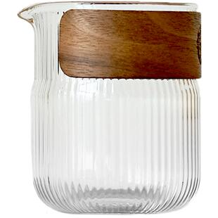 肆月耐热玻璃公道杯功夫茶小茶杯精致高档喝茶杯主人单杯个人专用