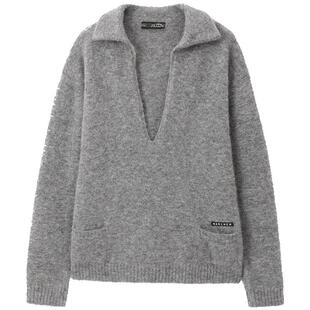 【MARCHEN】蕾虎设计感时尚气质简约高级都会水手领毛衣上衣