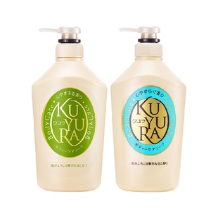 可悠然美肌沐浴露和风茶庭+恬静清香550ml+450ml持久留香滋润清洁