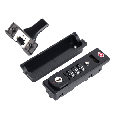 行李箱拉杆箱旅行箱密码锁铝框锁扣XFG TSA007零件锁扣海关密码锁