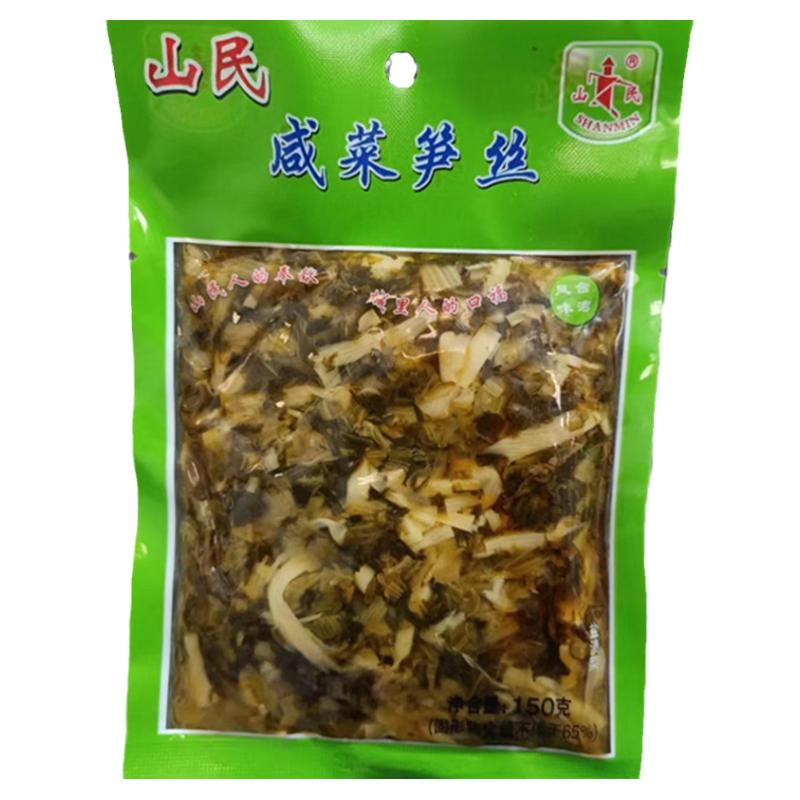 温州风味山民咸菜笋丝150g梅菜腌菜酸菜下饭菜即食开胃便当小菜
