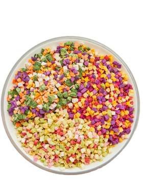 狗狗零食冻干水果蔬菜混合桶宠物