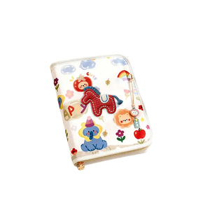 家庭证件收纳包活页票据a4多功能存单夹文件收纳袋产检孕检收纳册文件夹票据收纳册产检册房本护照卡包保护套