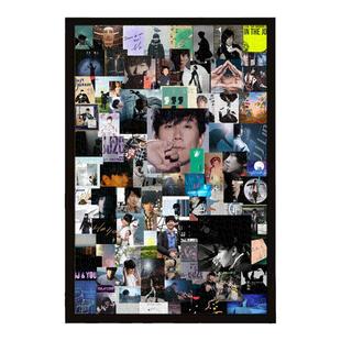 林俊杰专辑拼图1000片带相框JJ20成人版高级感照片人像定制挂画