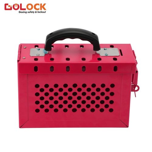 格新集群共锁箱贝孔箱挂牌12收纳型便携式钥匙安全上锁手提箱锁迪