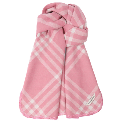 藤井树同款粉色格纹围巾女秋冬韩系黑白格子披肩两用高级感围脖男