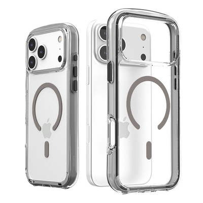 韩国araree气囊防摔手机壳适用苹果iPhone17ProMax/17Pro透明磁吸保护套小蛮腰厚边圆角手机保护壳全包防护