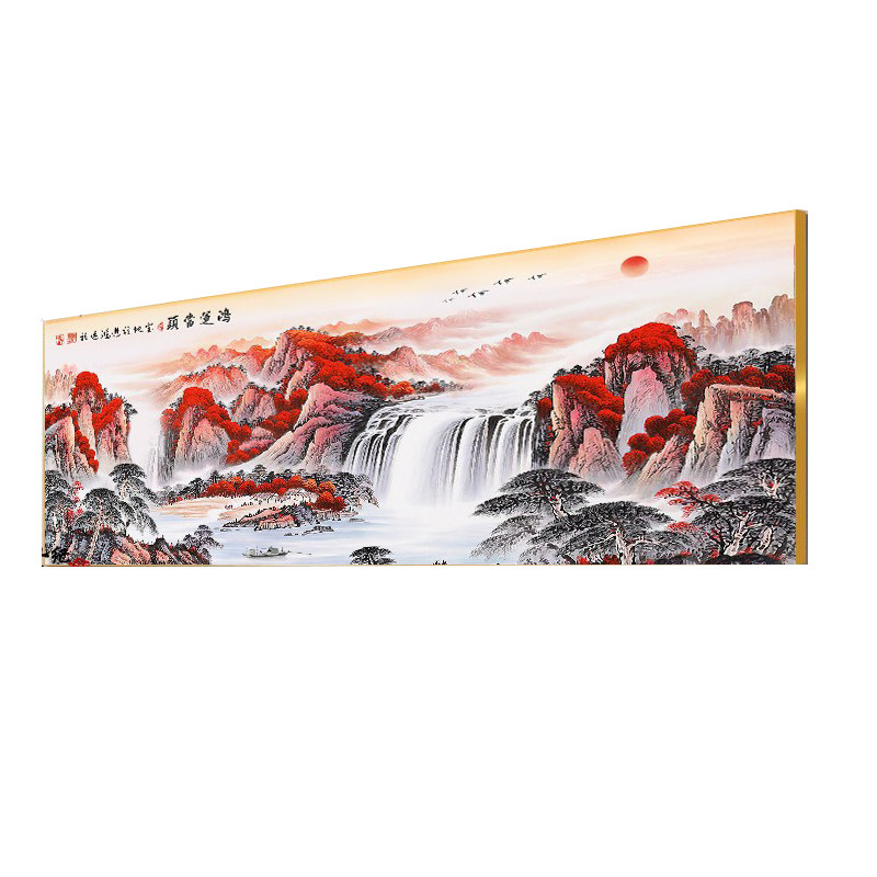 客厅装饰画鸿运当头画世纪新中式