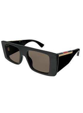 开云眼镜 古驰GUCCI男女同款方框大框黑框防晒太阳镜墨镜GG1888S