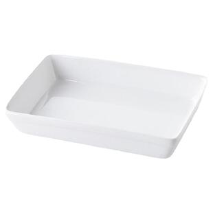荣裕多家居陶瓷耐高温电蒸锅专用盘陶瓷长方形蒸鱼盘蒸菜盘家用