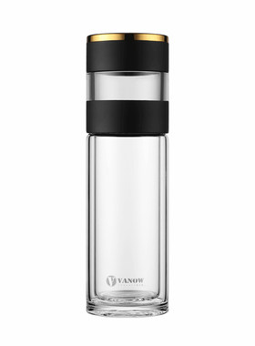 Vanow高档智能双层玻璃杯送老师