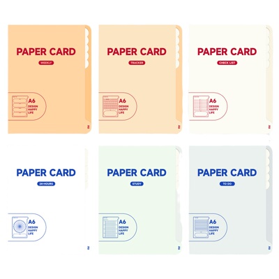 iplaybox烫金封面A6计划卡册待办清单习惯打卡周计划每日学习卡纸