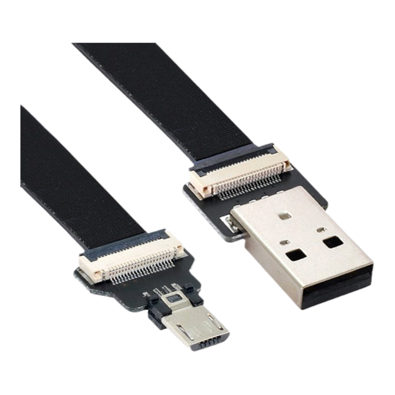 MICROUSBFPC扁线公对公充电线
