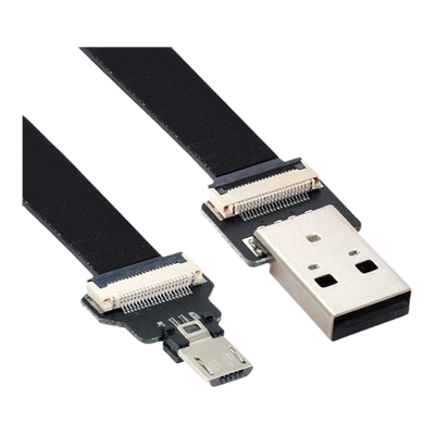 MICROUSBFPC扁线公对公充电线