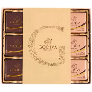 Godiva歌帝梵进口牛奶巧克力礼盒片装黑巧结婚喜糖情人节礼物零食