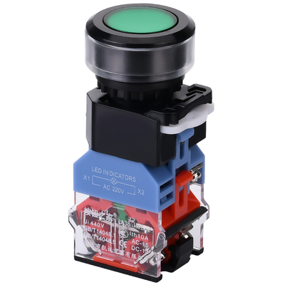 30MM带灯按钮开关220V24V