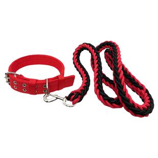 中型大型犬狗狗牵引绳遛狗绳项圈绳子金毛德牧阿拉斯加马犬狗链子