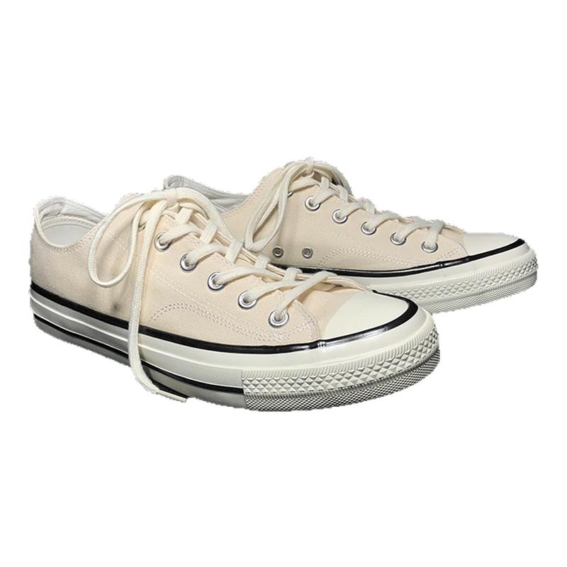STAR经典低帮帆布鞋女三星标1970s联名offwhite100十年限定小白鞋