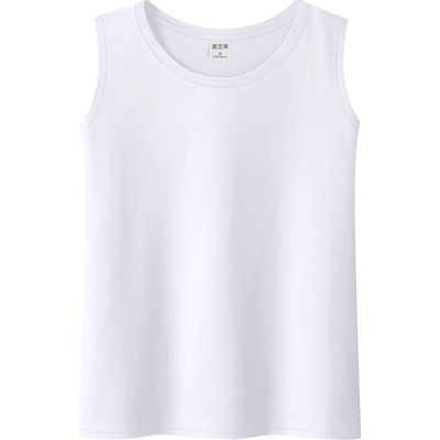 2件装纯色宽松精梳棉吊带背心女