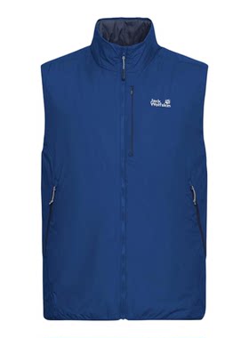 代购Jack wolfskin狼爪男士保暖背心防风保暖透气户外背心立领