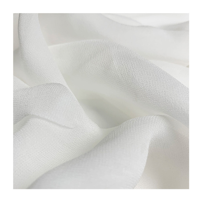 云绫乔其纱桑蚕丝白胚布丝绸布料