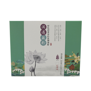 湖畔居偶遇西湖藕粉红枣味杭州特产纯藕粉独立小包装新年货礼品