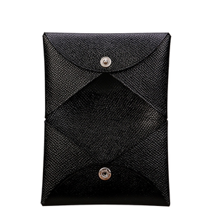 H家卡包牛皮大容量全手工制作驾驶证件包男多卡位对折卡套女简约