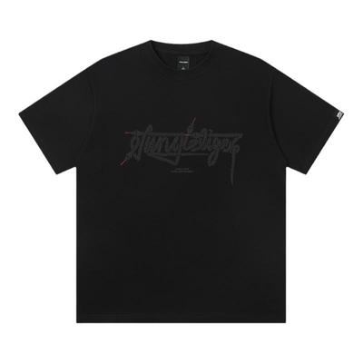 丛林老虎蛇年创意logo短袖T恤男