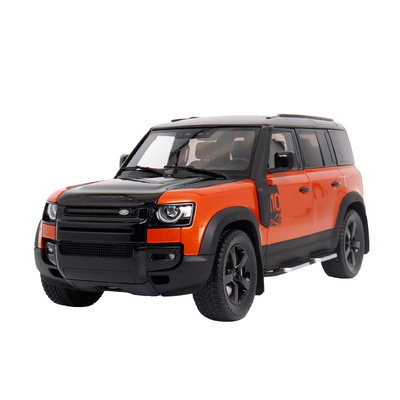 AR似真1:18路虎卫士110 2020款 橙/黑全开门仿真合金汽车模型收藏