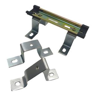 C45导轨安装支架座DIN35mm导轨斜面支架通用U型卡轨导轨托架 加厚