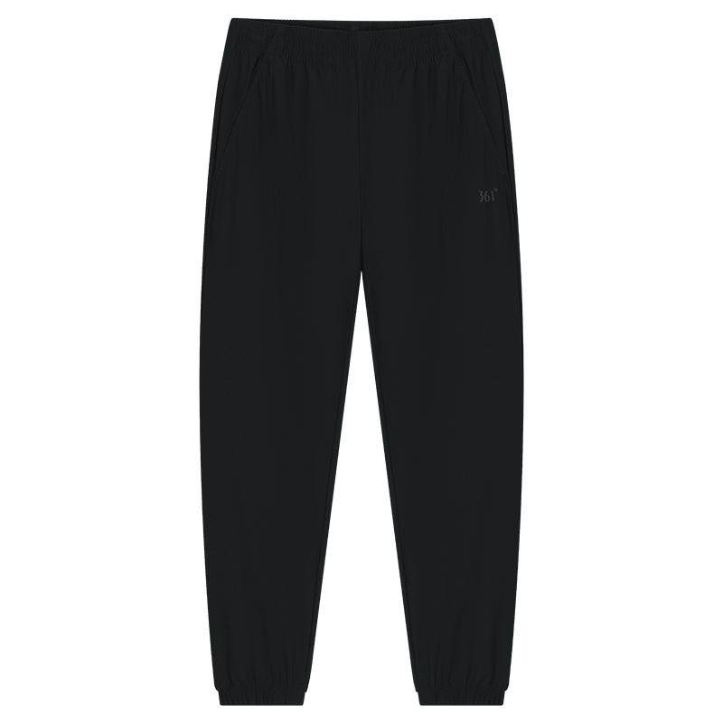 361运动裤男裤春季收口长裤拉链口袋男子宽松直筒裤休闲九分裤子