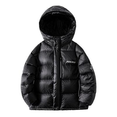 90白鸭绒防水免洗短款面包羽绒服