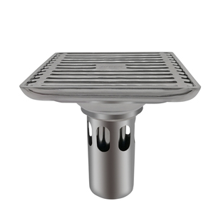 JODEN乔登大流量浴室通用304拉丝不锈钢水封防虫滤网防堵防臭地漏