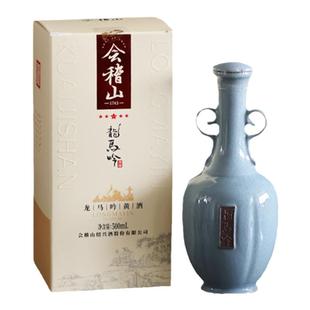 会稽山1743绍兴黄酒龙马呤五星级半干型手工原酒礼盒500ml糯米酒