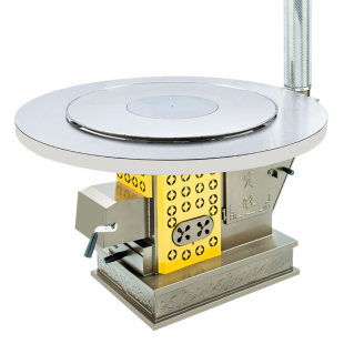 农村家用新型柴火取暖炉气化炉煤炭两用加厚炉子汽化炉柴火灶铸铁