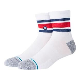 STANCE条纹346白色中筒经典BOYD休闲袜秋冬保暖休闲袜子长袜男女