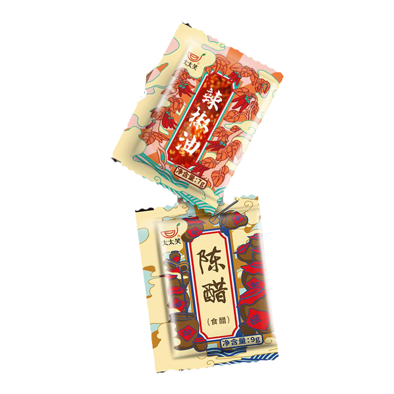 太太笑辣椒油小包装外卖陈醋米醋