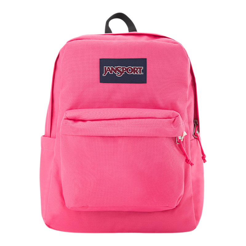 JanSport25年新款樱桃粉女校园书包户外轻便旅行包简约通勤电脑包