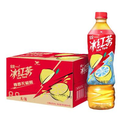 统一整箱柠檬口味茶饮料