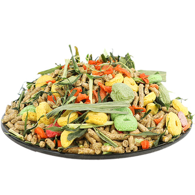 冠之亚防球虫豪华牧草兔粮零食