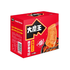 盐津铺子大魔王魔芋爽麻酱味毛肚火锅素毛肚香辣酸辣休闲小吃零食