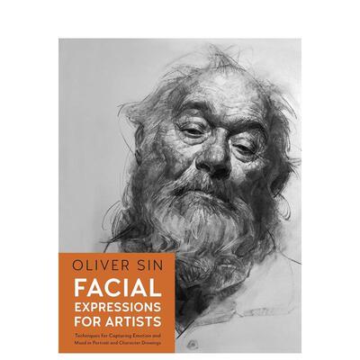 【现货】面部表情：肖像画中捕捉情感和情绪的绘画技巧 Facial Expressions for Artists 原版英文艺术画册画集