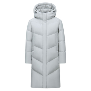 零下40度东北哈尔滨羽绒服女特厚保暖过膝雪乡旅游鹅绒防寒服男冬